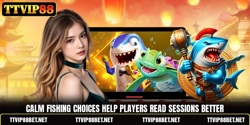 Calm fishing choices help players read sessions better Calm fishing choices help players read sessions better