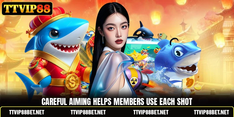 Careful aiming helps members use each shot Careful aiming helps members use each shot