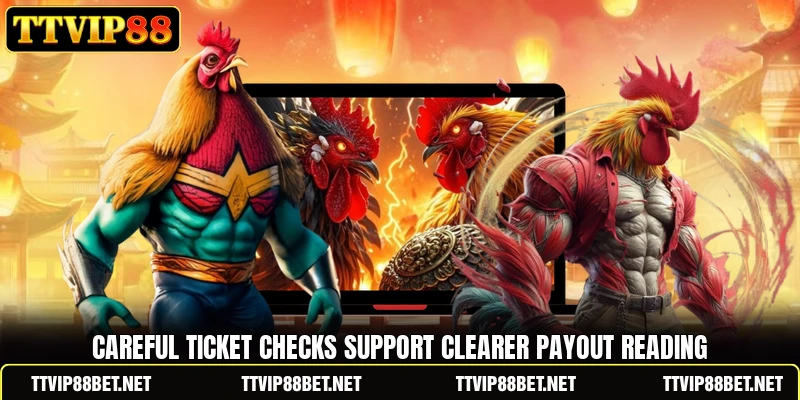 Careful ticket checks support clearer payout reading Careful ticket checks support clearer payout reading