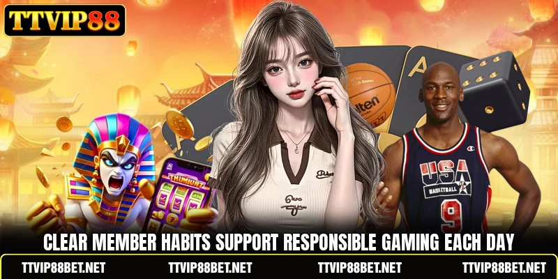 Clear member habits support responsible gaming each day Clear member habits support responsible gaming each day