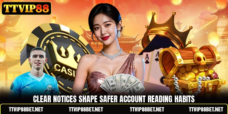Clear notices shape safer account reading habits Clear notices shape safer account reading habits