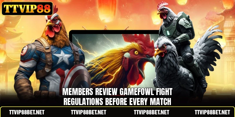 Members review Gamefowl fight regulations before every match Members review Gamefowl fight regulations before every match