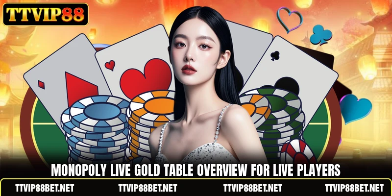 Monopoly Live Gold table overview for live players Monopoly Live Gold table overview for live players
