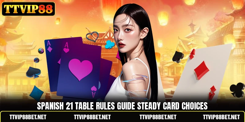 Spanish 21 table rules guide steady card choices Spanish 21 table rules guide steady card choices