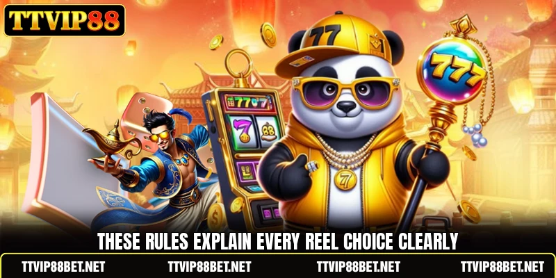These rules explain every reel choice clearly These rules explain every reel choice clearly