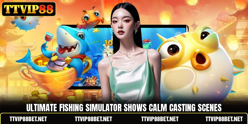 Ultimate Fishing Simulator shows calm casting scenes Ultimate Fishing Simulator shows calm casting scenes